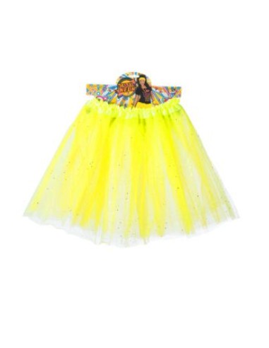 Pollera Tul 30 Cm Color Fluo Xu Tutu Neon Primavera Party Store Upd
