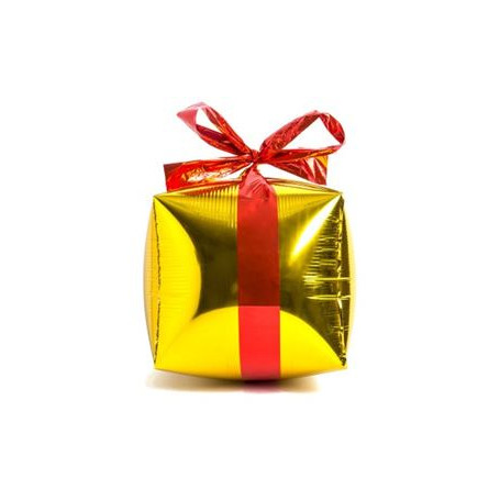 Mylar 24 Regalo Metal Xu - 60 Cm Navidad Globo Metalizado Papel