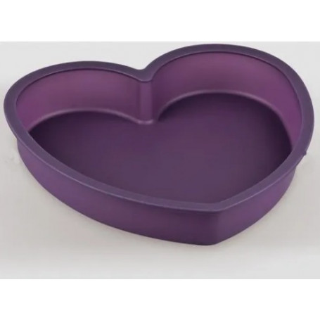 Silicona Molde Torta Corazon X 1 - 25 X 23 X 3.5 Cm Valentin