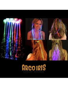 Luminoso Extension Pelo Fibra Optica X 12 - Bolson Toys Led 2