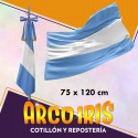 Bandera Tela 75 X 120 Cm Sin Sol - Alta Tenacidad Patrio Mundial Argentina Nuevo Milenio