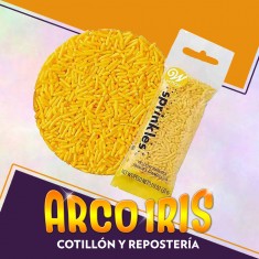 Sprinkles Jimmies X 32 Gr - Promo 2x1 Negra-rosa-lila-celeste-bordo-verde-amarilla-naranja Pascuas Confite Wilton 2