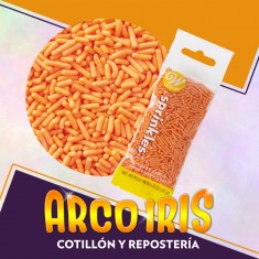 Sprinkles Jimmies X 32 Gr - Promo 2x1 Negra-rosa-lila-celeste-bordo-verde-amarilla-naranja Pascuas Confite Wilton