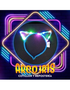 Luminoso Vincha Alambre Orejas X 10 - Gato/raton/conejo