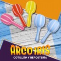 Maraca Rayada Bicolor X 10 - Argentina Mundial Rotti