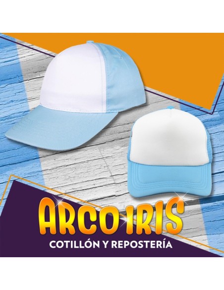 Gorro Gorra Argentina X 10 Lisas Celeste Y Blanca -oferta- Argentina Mundial