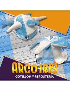 Gorro Pano Arlequin 6 Puntas Argentina Xu - Con Cascabel Argentina Mundial