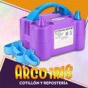 Inflador Electrico Globox Con 2 Picos Y Accesorio Para Atar Globos-sin Garantia- Maquina Inflaglobo