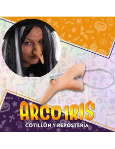 Nariz Bruja Latex Con Verruga Xu - Halloween Party Store