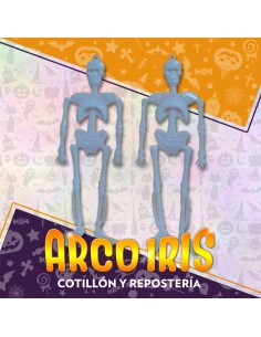 Esqueletos X 2 - 19 Cm Halloween Stasio
