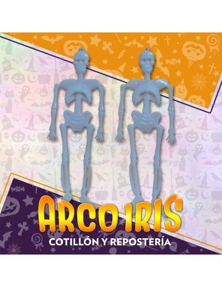Esqueletos X 2 - 19 Cm Halloween Stasio