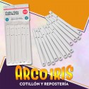 Palitos Sticks Blancos Para Paletas X 12 - Chupetines 12.50 Cm Parpen