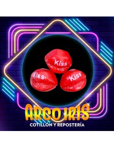 Luminoso Nariz Rigida X 12 - Payaso Redonda/labio/calabaza Acrilico Caja Flash Nose Kiss Led 2