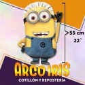 Mylar 22 Minions Metal Xu - 55 Cm Globo Metalizado Papel