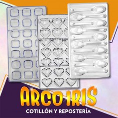 Moldes Policarbonato Para Bombones Xu - Caja