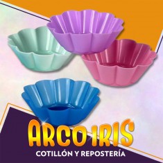 Silicona Molde Mini Budin X 6 - Varios Colores Cake Mould Dsaza