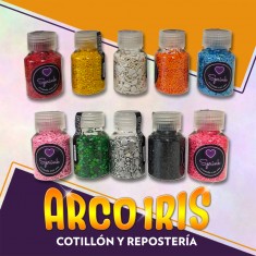 Drops Frasquito Combinado/liso X 45 Gr - Varios Colores Sprink Pastillaje Para Decoracion Pascua
