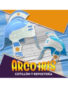 Casco Argentina Guerrero Romano Xu - Mundial Party Store