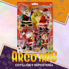 Cortante Acero Navideno X 4 - Papa Noel Navidad