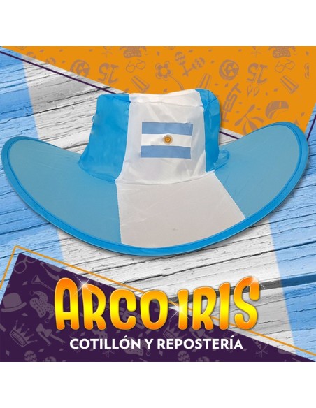 Gorro Con Ala Argentina Xu - De Tela Con Alambre 12 Mundial Cyber Monday Capelina