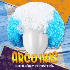 Peluca Rulo Argentina Xu - Mundial