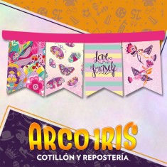 Pintos Banderin Feliz Cumpleanos Xu - Articulado Car Pintos