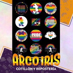 Pride Stickers 2 X 12 - 24 Stickers Decorativos Disney
