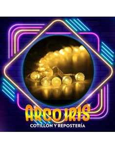Luces Bolitas Cristal X 28 - 4 Mt - 220 V Navidad