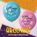 Globo Estandar 12 X 12 - Es Una Nena/nene Baby Shower Revelacion De Genero Globox