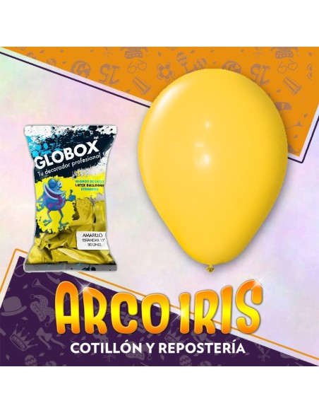 Globo Estandar 12 X 50 - Amarillo Globox