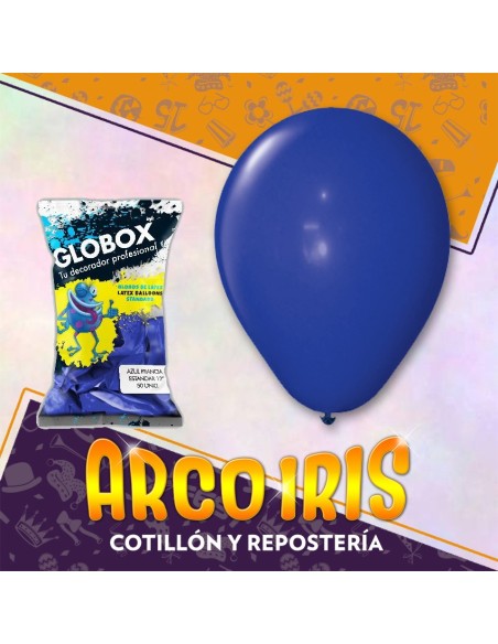 Globo Estandar 12 X 50 - Azul Oscuro Globox