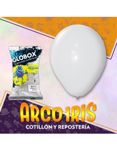 Globo Estandar 12 X 50 - Blanco Globox