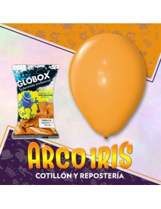 Globo Estandar 12 X 50 - Naranja Globox Halloween