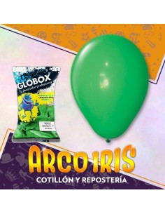 Globo Estandar 12 X 50 - Verde San Patricio Navidad Globox
