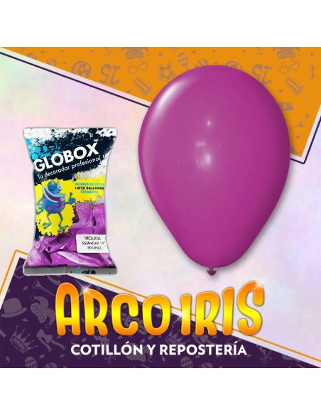 Globo Estandar 12 X 50 - Violeta Globox