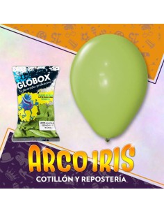 Globo Estandar 12 X 50 - Verde Manzana Globox