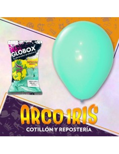 Globo Perlado 12 X 50 Agua Marina - Globox