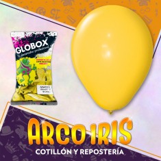Globo Perlado 12 X 50 Amarillo - Globox Cat2 Disponible Por Color O Surtido