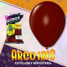 Globo Perlado 12 X 50 Bordo - Globox