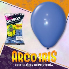 Globo Perlado 12 X 50 Azul Francia - Globox