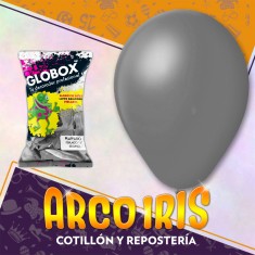 Globo Perlado 12 X 50 Plateado - Globox