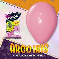Globo Perlado 12 X 50 Rosa - Globox