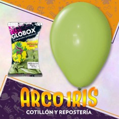 Globo Perlado 12 X 50 Verde Manzana - Globox