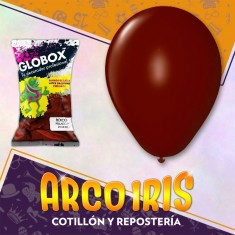 Globo Perlado 9 X 25 Bordo - Globox
