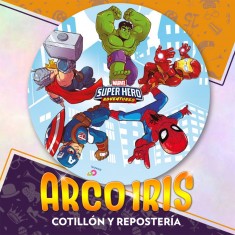 Super Hero Plato Carton X 10 Avengers