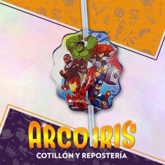 Super Hero Sorbetes X 6 Avengers