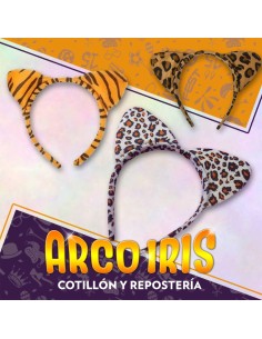 Vincha Orejita Animal Print Xu