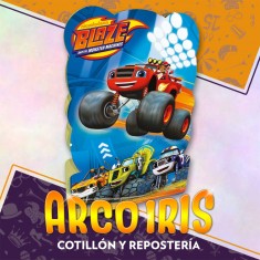 Blaze Pinata De Carton