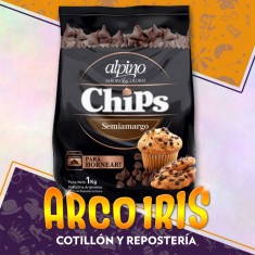 Chocolate Chips Gotitas Semiamargo X Kg - Alpino Pascua Lodiser