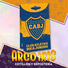 Boca Bolsa Caramelera Con Cierre X 8 - De Papel Con Glitter Y Cierre Equipos Futbol